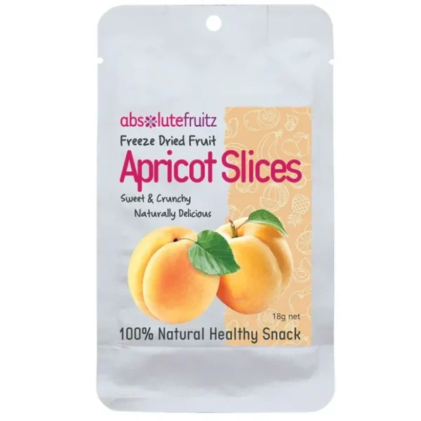 Absolute Fruitz Freeze Dried Apricot Slices 18g - Fresh Bloom Skin - Premium Skincare Solutions for Nourished, Hydrated, and Radiant Skin Every Day