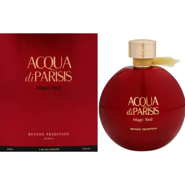 Acqua Di Parisis Magic Red by Reyane Tradition for Women - 3.3 oz EDP Spray - Fresh Bloom Skin - Premium Skincare Solutions for Nourished, Hydrated, and Radiant Skin Every Day