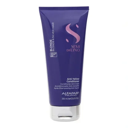 AlfaParf Alfaparf Semi Di Lino Blonde Anti-yellow Conditioner 200ml/6.76oz - Fresh Bloom Skin - Premium Skincare Solutions for Nourished, Hydrated, and Radiant Skin Every Day