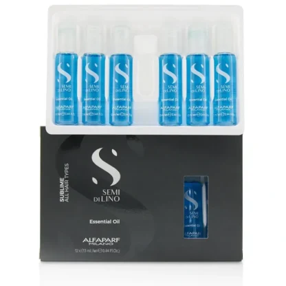 AlfaParf Semi Di Lino Sublime Essential Oil (All Hair Types) 12x13ml/0.44oz - Fresh Bloom Skin - Premium Skincare Solutions for Nourished, Hydrated, and Radiant Skin Every Day