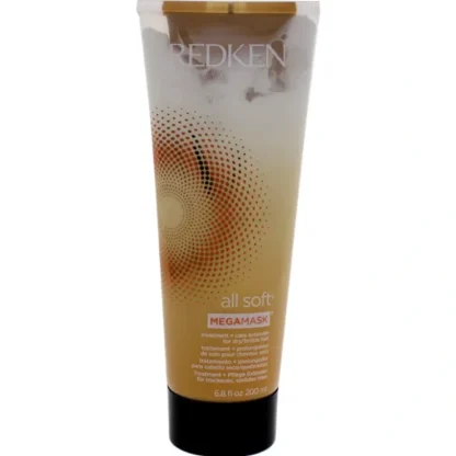 All Soft Mega Mask by Redken for Unisex - 6.8 oz Masque - Fresh Bloom Skin - Premium Skincare Solutions for Nourished, Hydrated, and Radiant Skin Every Day