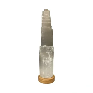 Alternative Distribution Selenite Lamp Mini Mountain with LED Base 25cm - Fresh Bloom Skin - Premium Skincare Solutions for Nourished, Hydrated, and Radiant Skin Every Day