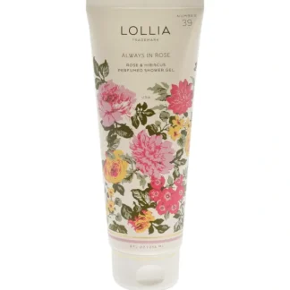 Always in Rose Perfumed Shower Gel by Lollia for Unisex - 8 oz Shower Gel - Fresh Bloom Skin - Premium Skincare Solutions for Nourished, Hydrated, and Radiant Skin Every Day