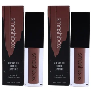 Always On Liquid Lipstick - Fair Game by SmashBox for Women - 0.13 oz Lipstick - Pack of 2 - Fresh Bloom Skin - Premium Skincare Solutions for Nourished, Hydrated, and Radiant Skin Every Day