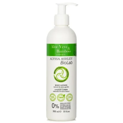 Alyssa Ashley Biolab Aloe Vera & Bamboo Body Lotion 300ml/10oz - Fresh Bloom Skin - Premium Skincare Solutions for Nourished, Hydrated, and Radiant Skin Every Day