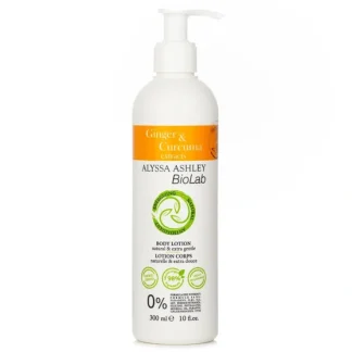 Alyssa Ashley Biolab Ginger & Curcuma Body Lotion 300ml/10oz - Fresh Bloom Skin - Premium Skincare Solutions for Nourished, Hydrated, and Radiant Skin Every Day