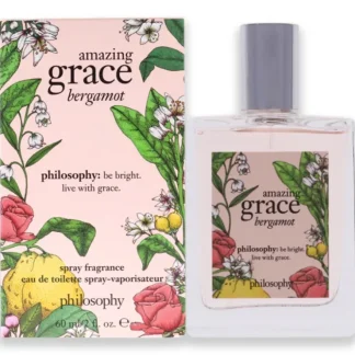 Amazing Grace Bergamot by Philosophy for Women - 2 oz EDT Spray - Fresh Bloom Skin - Premium Skincare Solutions for Nourished, Hydrated, and Radiant Skin Every Day