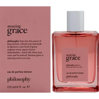 Amazing Grace Intense by Philosophy for Unisex - 4 oz EDP Spray - Fresh Bloom Skin - Premium Skincare Solutions for Nourished, Hydrated, and Radiant Skin Every Day