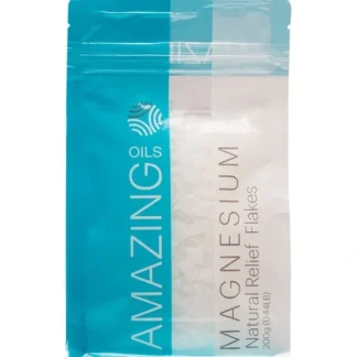 Amazing Oils Magnesium Bath Flakes Natural Relief 200g - Fresh Bloom Skin - Premium Skincare Solutions for Nourished, Hydrated, and Radiant Skin Every Day