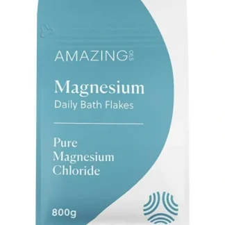 Amazing Oils Magnesium Daily Bath Flakes Pure Magnesium Chloride 800g - Fresh Bloom Skin - Premium Skincare Solutions for Nourished, Hydrated, and Radiant Skin Every Day