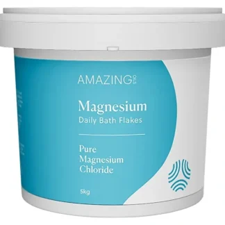 Amazing Oils Magnesium Daily Bath Flakes Pure Magnesium Chloride 5kg - Fresh Bloom Skin - Premium Skincare Solutions for Nourished, Hydrated, and Radiant Skin Every Day