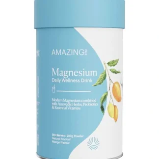 Amazing Oils Magnesium Wellness Drink Daily Tropical Mango 200g - Fresh Bloom Skin - Premium Skincare Solutions for Nourished, Hydrated, and Radiant Skin Every Day