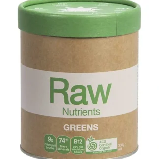 Amazonia Raw Nutrients Organic Greens 300g - Fresh Bloom Skin - Premium Skincare Solutions for Nourished, Hydrated, and Radiant Skin Every Day