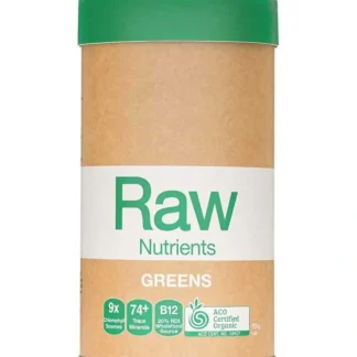 Amazonia Raw Nutrients Organic Greens 600g - Fresh Bloom Skin - Premium Skincare Solutions for Nourished, Hydrated, and Radiant Skin Every Day