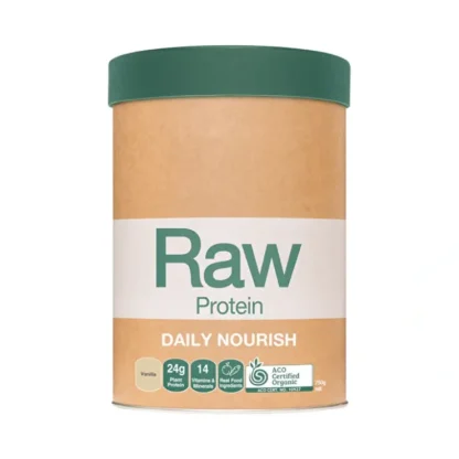 Amazonia Raw Protein Organic Daily Nourish Vanilla 750g - Fresh Bloom Skin - Premium Skincare Solutions for Nourished, Hydrated, and Radiant Skin Every Day