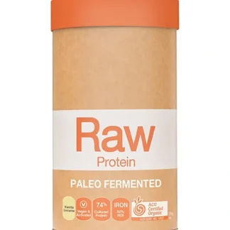 Amazonia Raw Protein Organic Paleo Gentle Digest Vanilla 500g - Fresh Bloom Skin - Premium Skincare Solutions for Nourished, Hydrated, and Radiant Skin Every Day