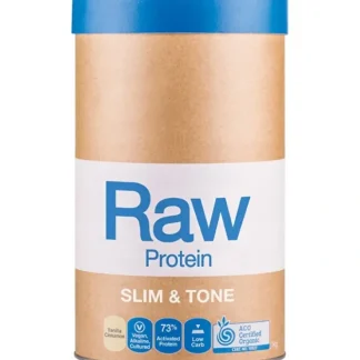 Amazonia Raw Protein Organic Slim & Tone Vanilla & Cinnamon 1kg - Fresh Bloom Skin - Premium Skincare Solutions for Nourished, Hydrated, and Radiant Skin Every Day