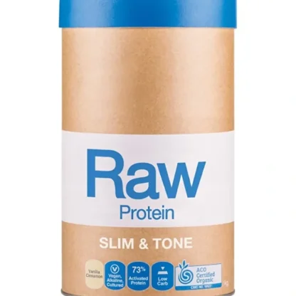 Amazonia Raw Protein Organic Slim & Tone Vanilla & Cinnamon 1kg - Fresh Bloom Skin - Premium Skincare Solutions for Nourished, Hydrated, and Radiant Skin Every Day