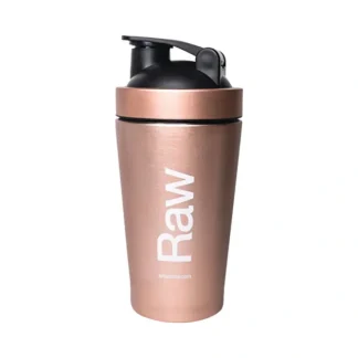 Amazonia Raw Stainless Steel Shaker Rose Gold 500ml - Fresh Bloom Skin - Premium Skincare Solutions for Nourished, Hydrated, and Radiant Skin Every Day