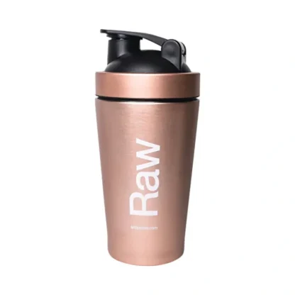 Amazonia Raw Stainless Steel Shaker Rose Gold 500ml - Fresh Bloom Skin - Premium Skincare Solutions for Nourished, Hydrated, and Radiant Skin Every Day