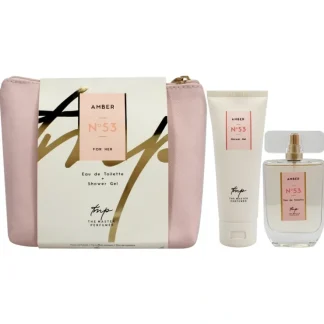 Amber N53 by The Master Perfumer for Women - 2 Pc Gift Set 1.7oz EDT Spray, 2.5oz Shower Gel - Fresh Bloom Skin - Premium Skincare Solutions for Nourished, Hydrated, and Radiant Skin Every Day