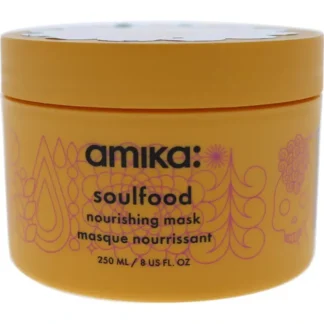Amika Soulfood Nourishing Mask by Amika for Unisex - 8 oz Masque - Fresh Bloom Skin - Premium Skincare Solutions for Nourished, Hydrated, and Radiant Skin Every Day