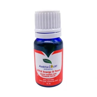 Amrita Court LITTLE 100% Natural & Pure Essential Oil Blend Energy & Focus 10ml - Fresh Bloom Skin - Premium Skincare Solutions for Nourished, Hydrated, and Radiant Skin Every Day