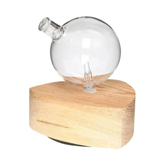 Amrita Court Nebuliser (Diffuser) Wooden Base Geometry Triangle - Fresh Bloom Skin - Premium Skincare Solutions for Nourished, Hydrated, and Radiant Skin Every Day