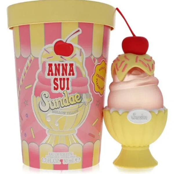 Anna Sui Sundae Mellow Yellow Eau De Toilette Spray 50ml/1.7oz - Fresh Bloom Skin - Premium Skincare Solutions for Nourished, Hydrated, and Radiant Skin Every Day