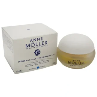 Anne Moller Creme Multi-Active Confort 24h - Dry Skin by Anne Moller for Women - 1.7 oz Cream - Fresh Bloom Skin - Premium Skincare Solutions for Nourished, Hydrated, and Radiant Skin Every Day
