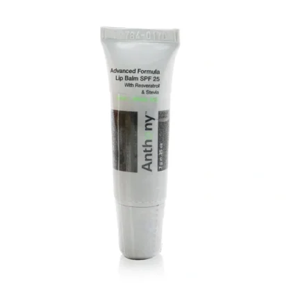 Anthony Logistics For Men Advanced Formula Lip Balm SPF 25 - Mint And White Tea (Exp. Date 06/2022) 7g/0.25oz - Fresh Bloom Skin - Premium Skincare Solutions for Nourished, Hydrated, and Radiant Skin Every Day