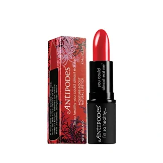 Antipodes Moisture-Boost Natural Lipstick Forest Berry Red 4g - Fresh Bloom Skin - Premium Skincare Solutions for Nourished, Hydrated, and Radiant Skin Every Day