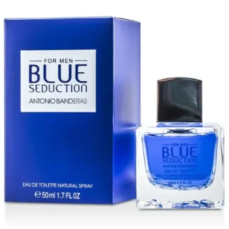 Antonio Banderas Blue Seduction Eau De Toilette Spray 50ml/1.7oz - Fresh Bloom Skin - Premium Skincare Solutions for Nourished, Hydrated, and Radiant Skin Every Day