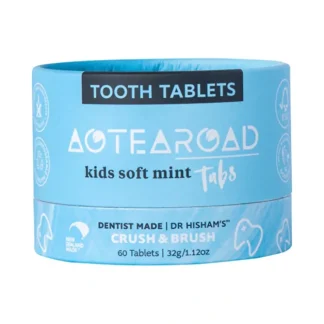Aotearoad Tooth Tablets (Crush & Brush) Kids Soft Mint Tabs 60t - Fresh Bloom Skin - Premium Skincare Solutions for Nourished, Hydrated, and Radiant Skin Every Day