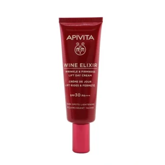 Apivita Wine Elixir Wrinkle & Firmness Lift Day Cream SPF 30 (Exp. Date: 12/2022) 40ml/1.35oz - Fresh Bloom Skin - Premium Skincare Solutions for Nourished, Hydrated, and Radiant Skin Every Day