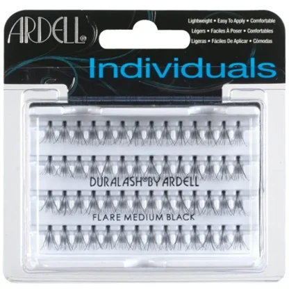 Ardell Duralash Individual Flare Lashes 1 Pack - Medium Black - Fresh Bloom Skin - Premium Skincare Solutions for Nourished, Hydrated, and Radiant Skin Every Day