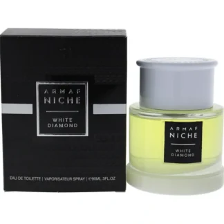 Armaf Niche White Diamond by Armaf Niche for Men - 3 oz EDT Spray - Fresh Bloom Skin - Premium Skincare Solutions for Nourished, Hydrated, and Radiant Skin Every Day