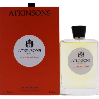 Atkinsons 24 Old Bond Street by Atkinsons for Men - 3.3 oz EDC Spray - Fresh Bloom Skin - Premium Skincare Solutions for Nourished, Hydrated, and Radiant Skin Every Day