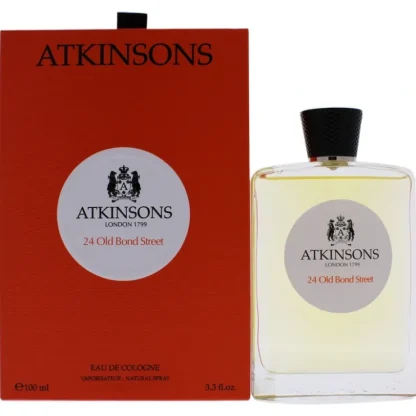 Atkinsons 24 Old Bond Street by Atkinsons for Men - 3.3 oz EDC Spray - Fresh Bloom Skin - Premium Skincare Solutions for Nourished, Hydrated, and Radiant Skin Every Day