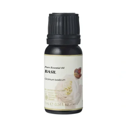 Ausganica 100% Certified Organic Essential Oil Basil 10ml - Fresh Bloom Skin - Premium Skincare Solutions for Nourished, Hydrated, and Radiant Skin Every Day