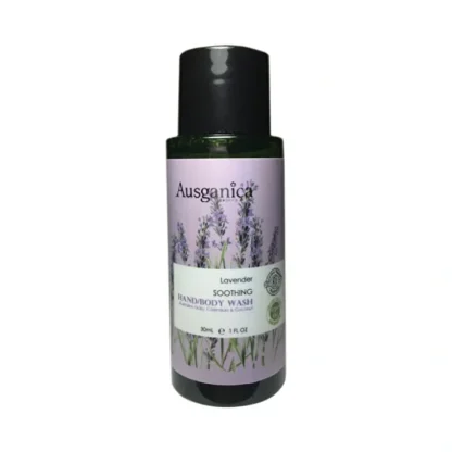 Ausganica Lavender Soothing Hand/Body Wash 30ml - Fresh Bloom Skin - Premium Skincare Solutions for Nourished, Hydrated, and Radiant Skin Every Day