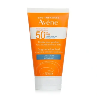 Avene Very High Protection Fragrance-Free Fluid SPF50+ - For Normal to Combination Sensitive Skin 50ml/1.7oz - Fresh Bloom Skin - Premium Skincare Solutions for Nourished, Hydrated, and Radiant Skin Every Day