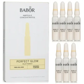 Babor Ampoule Concentrates Perfect Glow 7x2ml/0.06oz - Fresh Bloom Skin - Premium Skincare Solutions for Nourished, Hydrated, and Radiant Skin Every Day
