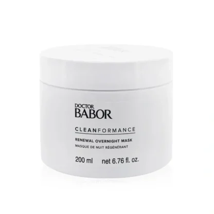 Babor Doctor Babor Clean Formance Renewal Overnight Mask (Salon Size) 200ml/6.76oz - Fresh Bloom Skin - Premium Skincare Solutions for Nourished, Hydrated, and Radiant Skin Every Day