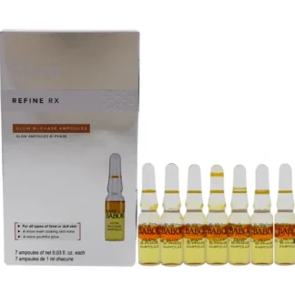 Babor Doctor Babor Refine RX Glow Bi-Phase Ampoules by Babor for Women - 7 x 1 ml Treatment - Fresh Bloom Skin - Premium Skincare Solutions for Nourished, Hydrated, and Radiant Skin Every Day
