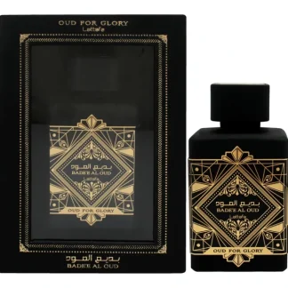 Badee Al Oud For Glory by Lattafa for Men - 3.4 oz EDP Spray - Fresh Bloom Skin - Premium Skincare Solutions for Nourished, Hydrated, and Radiant Skin Every Day