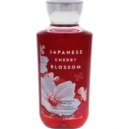 Bath & Body Works Japanese Cherry Blossom by Bath and Body Works for Women - 10 oz Shower Gel - Fresh Bloom Skin - Premium Skincare Solutions for Nourished, Hydrated, and Radiant Skin Every Day