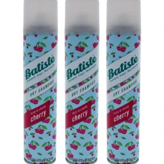 Batiste Dry Shampoo - Fruity and Cheeky Cherry by Batiste for Unisex - 6.73 oz Dry Shampoo - Pack of 3 - Fresh Bloom Skin - Premium Skincare Solutions for Nourished, Hydrated, and Radiant Skin Every Day