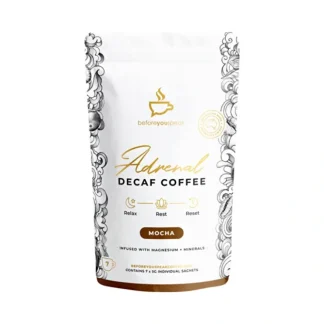 Before You Speak Adrenal Decaf Coffee Mocha 5g x 7 Pack - Fresh Bloom Skin - Premium Skincare Solutions for Nourished, Hydrated, and Radiant Skin Every Day