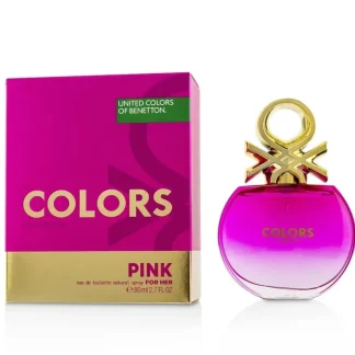 Benetton Colors Pink Eau De Toilette Spray 80ml/2.7oz - Fresh Bloom Skin - Premium Skincare Solutions for Nourished, Hydrated, and Radiant Skin Every Day
